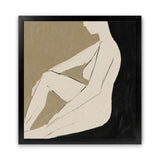 Shop Chill (Square) Art Print-Abstract, Black, Brown, Dan Hobday, Square, View All-framed painted poster wall decor artwork