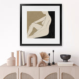 Shop Chill (Square) Art Print-Abstract, Black, Brown, Dan Hobday, Square, View All-framed painted poster wall decor artwork