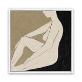 Shop Chill (Square) Canvas Art Print-Abstract, Black, Brown, Dan Hobday, Square, View All-framed wall decor artwork