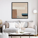 Shop Control (Square) Canvas Art Print-Abstract, Brown, Dan Hobday, Square, View All-framed wall decor artwork