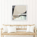 Shop Conversation (Square) Art Print-Abstract, Dan Hobday, Neutrals, Square, View All-framed painted poster wall decor artwork