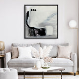 Shop Decoy 1 (Square) Canvas Art Print-Abstract, Black, Dan Hobday, Neutrals, Square, View All-framed wall decor artwork