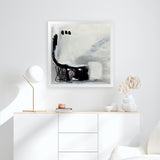 Shop Decoy 1 (Square) Art Print-Abstract, Black, Dan Hobday, Neutrals, Square, View All-framed painted poster wall decor artwork