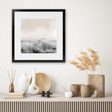 Shop Distant (Square) Art Print-Abstract, Dan Hobday, Neutrals, Square, View All-framed painted poster wall decor artwork