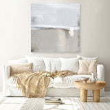 Shop Dusts (Square) Canvas Art Print-Abstract, Dan Hobday, Neutrals, Square, View All-framed wall decor artwork