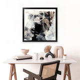 Shop Earlybird (Square) Art Print-Abstract, Black, Brown, Dan Hobday, Square, View All-framed painted poster wall decor artwork