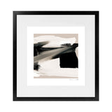 Shop Feelings (Square) Art Print-Abstract, Black, Dan Hobday, Neutrals, Square, View All-framed painted poster wall decor artwork