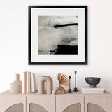 Shop Forever (Square) Art Print-Abstract, Black, Dan Hobday, Neutrals, Square, View All-framed painted poster wall decor artwork