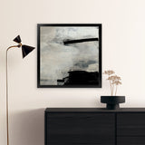 Shop Forever (Square) Art Print-Abstract, Black, Dan Hobday, Neutrals, Square, View All-framed painted poster wall decor artwork