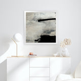 Shop Forever (Square) Art Print-Abstract, Black, Dan Hobday, Neutrals, Square, View All-framed painted poster wall decor artwork