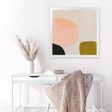 Shop Gloop (Square) Art Print-Abstract, Dan Hobday, Orange, Square, View All-framed painted poster wall decor artwork