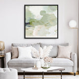 Shop Green 3 (Square) Canvas Art Print-Abstract, Dan Hobday, Green, Square, View All-framed wall decor artwork