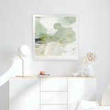 Shop Green 3 (Square) Art Print-Abstract, Dan Hobday, Green, Square, View All-framed painted poster wall decor artwork