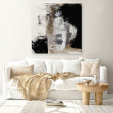 Shop Important (Square) Canvas Art Print-Abstract, Black, Dan Hobday, Square, View All-framed wall decor artwork