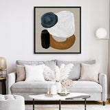 Shop Late In The Afternoon (Square) Canvas Art Print-Abstract, Brown, Dan Hobday, Square, View All-framed wall decor artwork