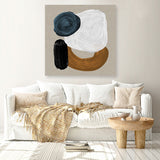 Shop Late In The Afternoon (Square) Canvas Art Print-Abstract, Brown, Dan Hobday, Square, View All-framed wall decor artwork