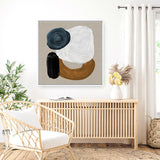 Shop Late In The Afternoon (Square) Canvas Art Print-Abstract, Brown, Dan Hobday, Square, View All-framed wall decor artwork