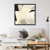 Shop Layered Abstract (Square) Canvas Art Print-Abstract, Dan Hobday, Neutrals, Square, View All-framed wall decor artwork