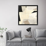 Shop Layered Abstract (Square) Art Print-Abstract, Dan Hobday, Neutrals, Square, View All-framed painted poster wall decor artwork