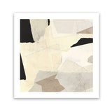 Shop Layered Abstract (Square) Art Print-Abstract, Dan Hobday, Neutrals, Square, View All-framed painted poster wall decor artwork