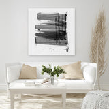 Shop Loud (Square) Canvas Art Print-Abstract, Black, Dan Hobday, Square, View All-framed wall decor artwork