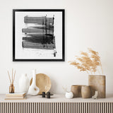 Shop Loud (Square) Art Print-Abstract, Black, Dan Hobday, Square, View All-framed painted poster wall decor artwork