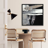 Shop Mansion (Square) Canvas Art Print-Abstract, Black, Dan Hobday, Square, View All-framed wall decor artwork