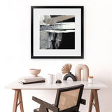 Shop Mansion (Square) Art Print-Abstract, Black, Dan Hobday, Square, View All-framed painted poster wall decor artwork