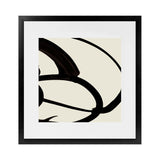 Shop Mono Brush 1 (Square) Art Print-Abstract, Black, Dan Hobday, Neutrals, Square, View All-framed painted poster wall decor artwork