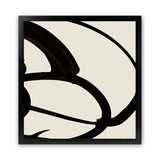 Shop Mono Brush 1 (Square) Art Print-Abstract, Black, Dan Hobday, Neutrals, Square, View All-framed painted poster wall decor artwork