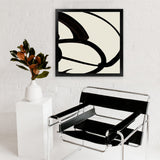 Shop Mono Brush 1 (Square) Art Print-Abstract, Black, Dan Hobday, Neutrals, Square, View All-framed painted poster wall decor artwork