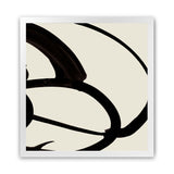 Shop Mono Brush 1 (Square) Art Print-Abstract, Black, Dan Hobday, Neutrals, Square, View All-framed painted poster wall decor artwork