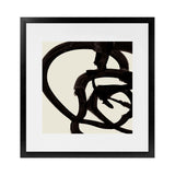 Shop Mono Brush 2 (Square) Art Print-Abstract, Black, Dan Hobday, Square, View All-framed painted poster wall decor artwork
