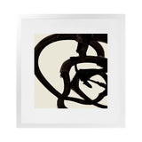 Shop Mono Brush 2 (Square) Art Print-Abstract, Black, Dan Hobday, Square, View All-framed painted poster wall decor artwork