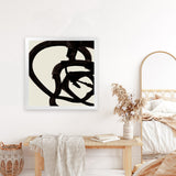 Shop Mono Brush 2 (Square) Art Print-Abstract, Black, Dan Hobday, Square, View All-framed painted poster wall decor artwork