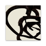 Shop Mono Brush 2 (Square) Art Print-Abstract, Black, Dan Hobday, Square, View All-framed painted poster wall decor artwork