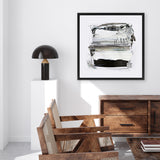 Shop Neutral Tones (Square) Canvas Art Print-Abstract, Black, Dan Hobday, Neutrals, Square, View All-framed wall decor artwork