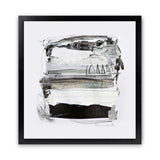 Shop Neutral Tones (Square) Art Print-Abstract, Black, Dan Hobday, Neutrals, Square, View All-framed painted poster wall decor artwork