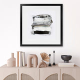 Shop Neutral Tones (Square) Art Print-Abstract, Black, Dan Hobday, Neutrals, Square, View All-framed painted poster wall decor artwork