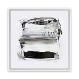 Shop Neutral Tones (Square) Canvas Art Print-Abstract, Black, Dan Hobday, Neutrals, Square, View All-framed wall decor artwork