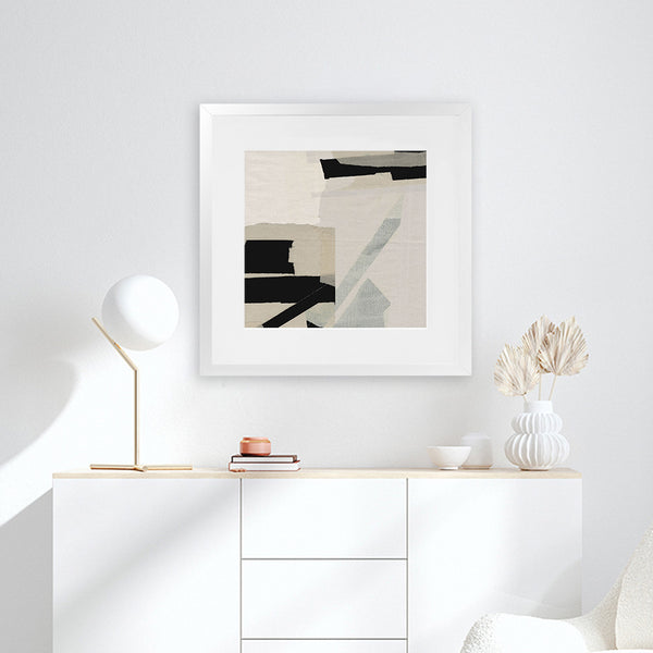 Shop Neutrals (Square) Art Print-Abstract, Dan Hobday, Neutrals, Square, View All-framed painted poster wall decor artwork
