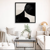 Shop Night Set 1 (Square) Canvas Art Print-Abstract, Black, Dan Hobday, Square, View All-framed wall decor artwork
