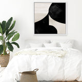 Shop Night Set 1 (Square) Canvas Art Print-Abstract, Black, Dan Hobday, Square, View All-framed wall decor artwork