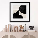Shop Night Set 1 (Square) Art Print-Abstract, Black, Dan Hobday, Square, View All-framed painted poster wall decor artwork