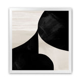 Shop Night Set 1 (Square) Art Print-Abstract, Black, Dan Hobday, Square, View All-framed painted poster wall decor artwork
