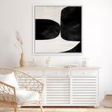 Shop Night Set 2 (Square) Canvas Art Print-Abstract, Black, Dan Hobday, Square, View All-framed wall decor artwork