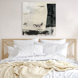 Shop Out Of Time (Square) Canvas Art Print-Abstract, Black, Dan Hobday, Neutrals, Square, View All-framed wall decor artwork