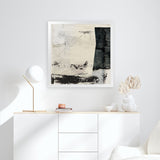 Shop Out Of Time (Square) Art Print-Abstract, Black, Dan Hobday, Neutrals, Square, View All-framed painted poster wall decor artwork