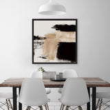 Shop Path (Square) Canvas Art Print-Abstract, Black, Brown, Dan Hobday, Square, View All-framed wall decor artwork