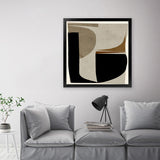 Shop Remix (Square) Art Print-Abstract, Black, Brown, Dan Hobday, Square, View All-framed painted poster wall decor artwork
